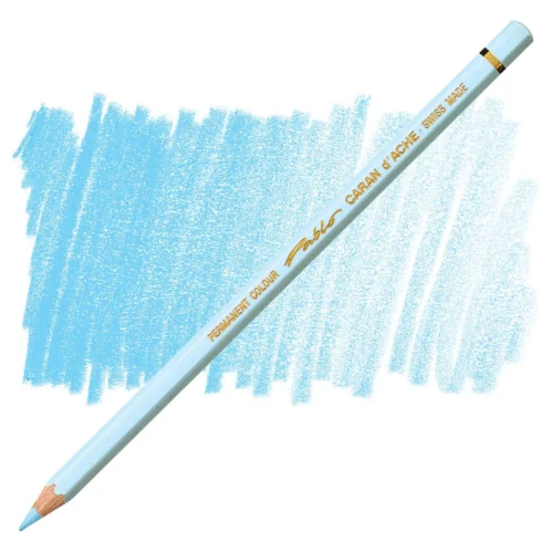 Caran d'Ache Pablo Bluish Pale Blue Permanent Artist Colour Pencil – Bleu Pale 371