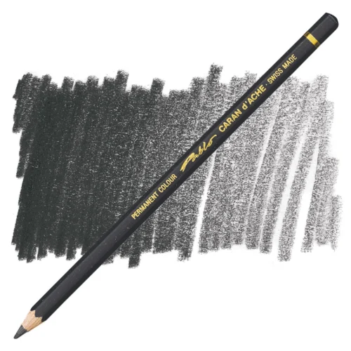 Caran d'Ache Pablo Ivory Black Permanent Artist Colour Pencil – Noir D'Ivoire 496