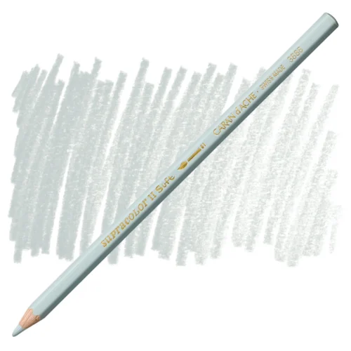Caran d'Ache Supracolor Light Grey Watersoluble Artist Aquarelle Colour Pencil – Gris Clair 003