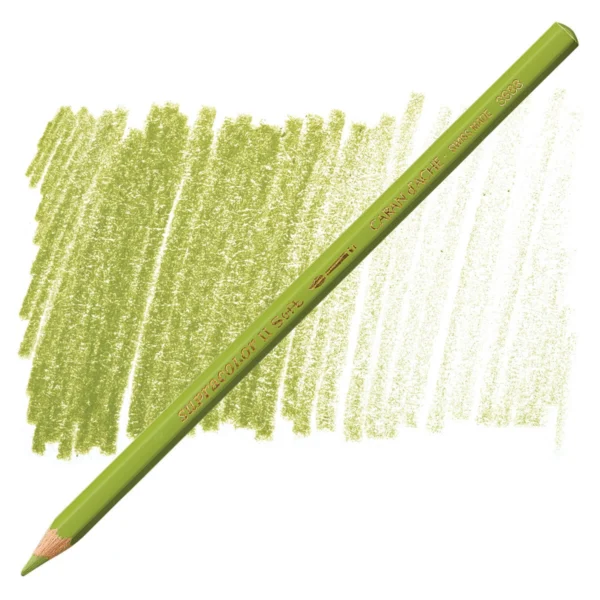 3888_016 Caran d’Ache Supracolor Khaki Green Watersoluble Artist Aquarelle Colour Pencil – Vert Kaki 016