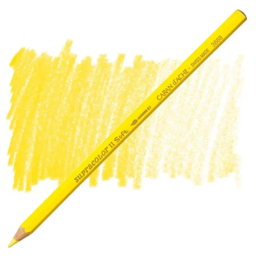 Caran d'Ache Supracolor Naples Yellow Watersoluble Artist Aquarelle Colour Pencil – Jaune De Naples 021