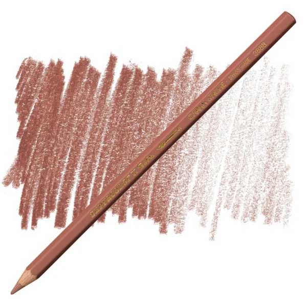 Caran d’Ache Supracolor Brownish Orange Brown Watersoluble Artist Aquarelle Colour Pencil – Brun Orange 043