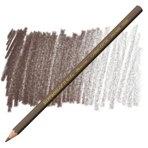 Caran d'Ache Supracolor Vandyke Brun Watersoluble Artist Aquarelle Colour Pencil – Brun Vandyck 045