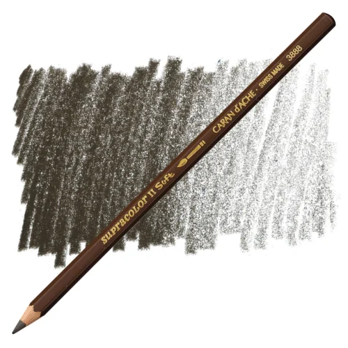 Caran d'Ache Supracolor Umber Brown Watersoluble Artist Aquarelle Colour Pencil – Terre D'Ombre 049
