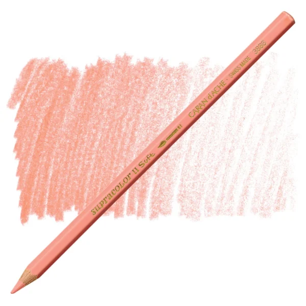 Caran d’Ache Supracolor Salmon Watersoluble Artist Aquarelle Colour Pencil – Saumon 051