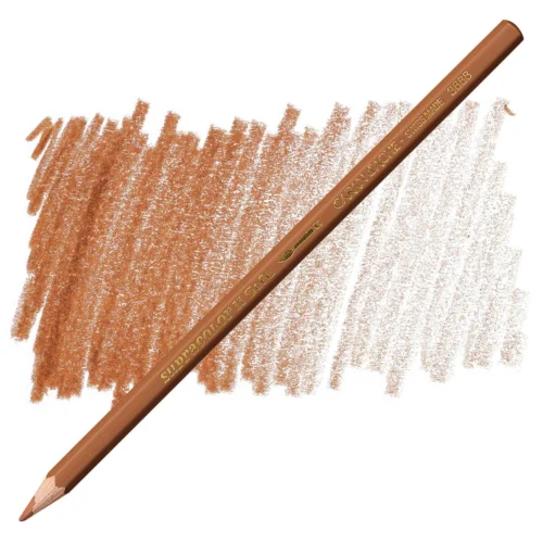 Caran d’Ache Supracolor Cinnamon Brown Watersoluble Artist Aquarelle Colour Pencil – Cannelle 055