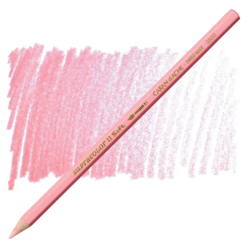 Caran d'Ache Supracolor Salmon Pink Watersoluble Artist Aquarelle Colour Pencil – Saumon Rose 071