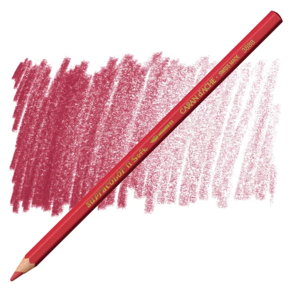 Caran d’Ache Supracolor Indian Red Watersoluble Artist Aquarelle Colour Pencil – Rouge Indien 075