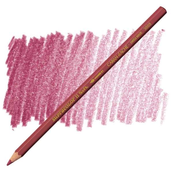 Caran d’Ache Supracolor Bordeaux Red Watersoluble Artist Aquarelle Colour Pencil – Bordeaux 085