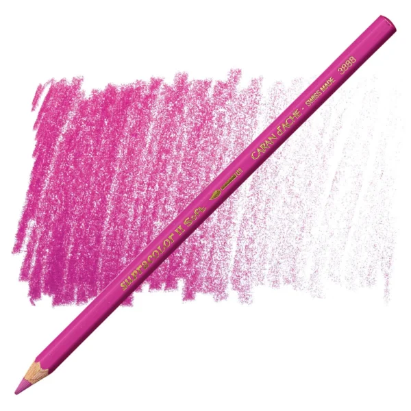Caran d’Ache Supracolor Purple Watersoluble Artist Aquarelle Colour Pencil – Pourpre 090