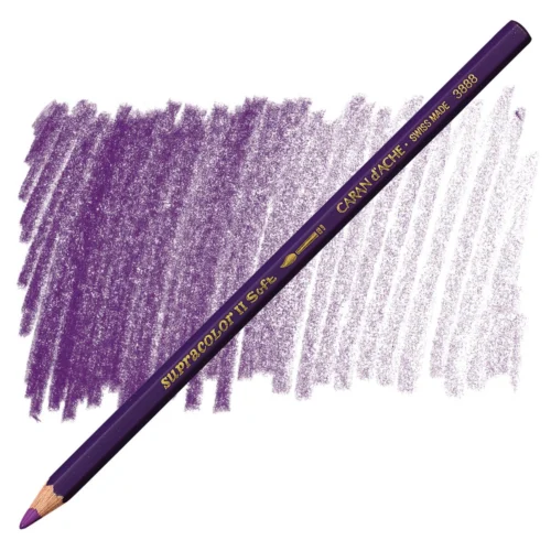 Caran d’Ache Supracolor Lilac Watersoluble Artist Aquarelle Colour Pencil – Lilas 110