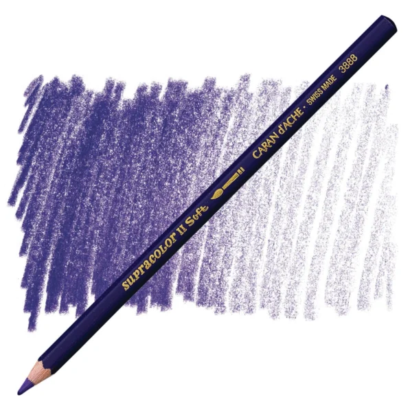 Caran d’Ache Supracolor Viloet Watersoluble Artist Aquarelle Colour Pencil – Violet 120