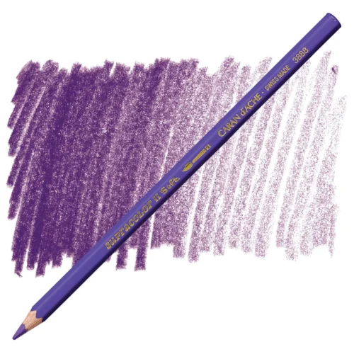 Caran d’Ache Supracolor Periwinkle Blue Watersoluble Artist Aquarelle Colour Pencil – Pervenche 131