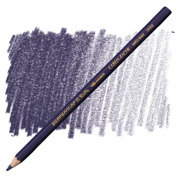 Caran d’Ache Supracolor Indigo Blue Watersoluble Artist Aquarelle Colour Pencil – Bleu Indigo 139