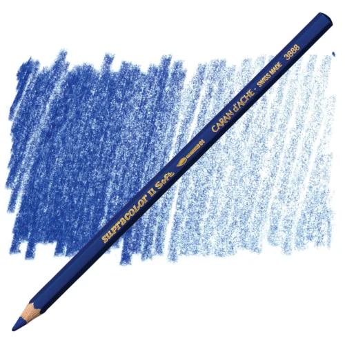 Caran d’Ache Supracolor Ultramarine Blue Watersoluble Artist Aquarelle Colour Pencil – Bleu Outremer 140