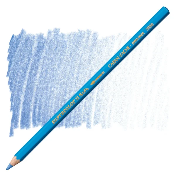 Caran d’Ache Supracolor Sky Blue Watersoluble Artist Aquarelle Colour Pencil – Bleu Lavende 141