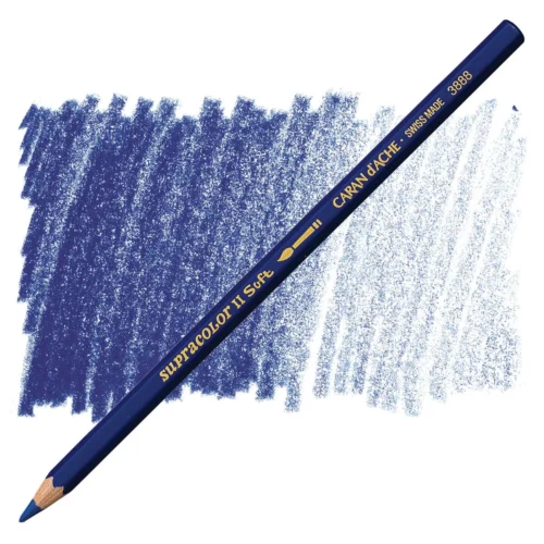 Caran d’Ache Supracolor Night Blue Watersoluble Artist Aquarelle Colour Pencil – Bleu Nuit 149
