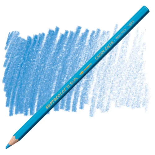 Caran d’Ache Supracolor Pastel Blue Watersoluble Artist Aquarelle Colour Pencil – Bleu Pastel 151