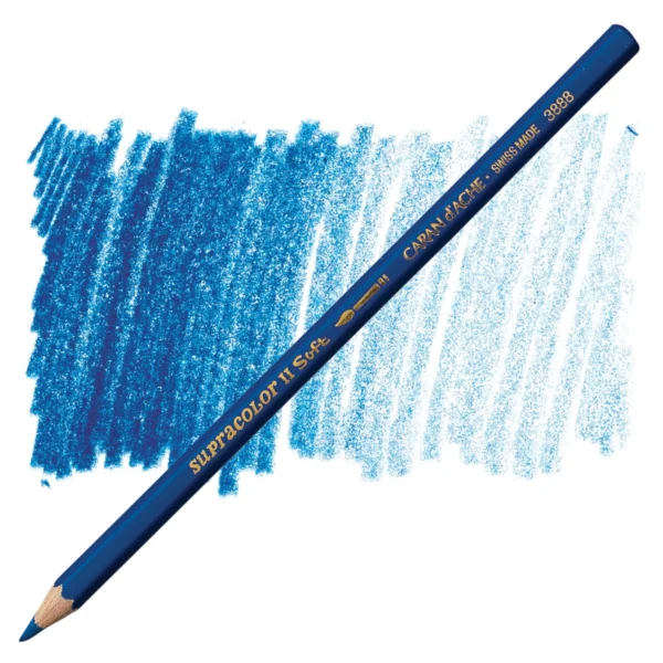 Caran d’Ache Supracolor Marine Blue Watersoluble Artist Aquarelle Colour Pencil – Bleu Marine 169