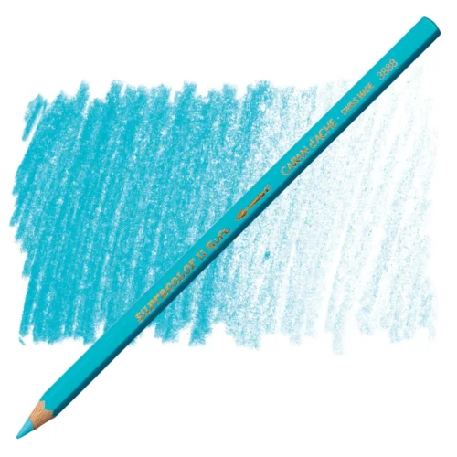 Caran d’Ache Supracolor Turquoise Blue Watersoluble Artist Aquarelle Colour Pencil – Bleu Turquoise 171