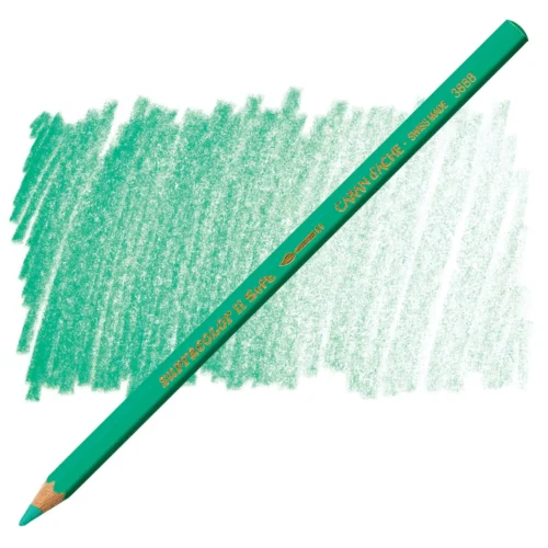 Caran d’Ache Supracolor Veronese Green Watersoluble Artist Aquarelle Colour Pencil – Vert Veronese 201
