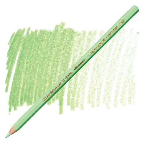 Caran d’Ache Supracolor Light Green Watersoluble Artist Aquarelle Colour Pencil – Vert Clair 221