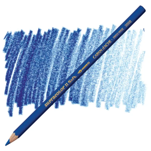 Caran d’Ache Supracolor Blue Watersoluble Artist Aquarelle Colour Pencil – Bleu 260