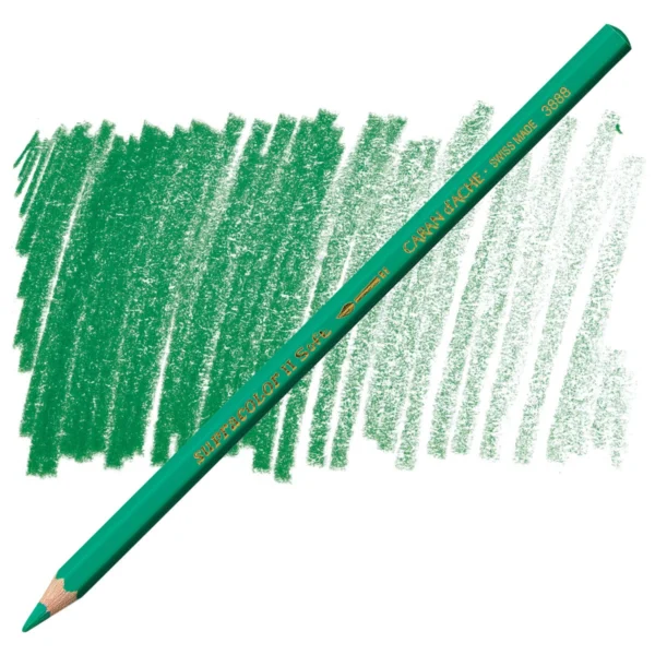 Caran d’Ache Supracolor Empire Green Watersoluble Artist Aquarelle Colour Pencil – Vert Empire 290