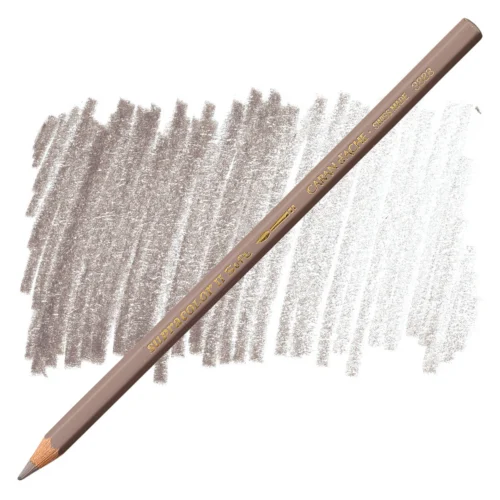 Caran d'Ache Supracolor Brownish Beige Watersoluble Artist Aquarelle Colour Pencil – Beige Brun 404