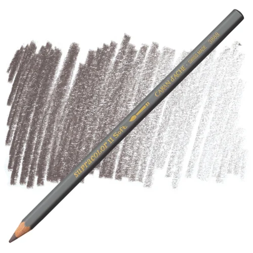 Caran d'Ache Supracolor Cocoa Grey Watersoluble Artist Aquarelle Colour Pencil – Beige Fonce 405