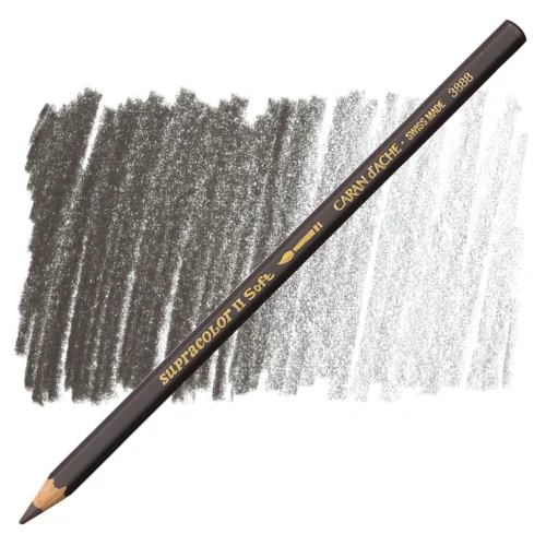Caran d'Ache Supracolor Sepia Brown Watersoluble Artist Aquarelle Colour Pencil – Sepia 407