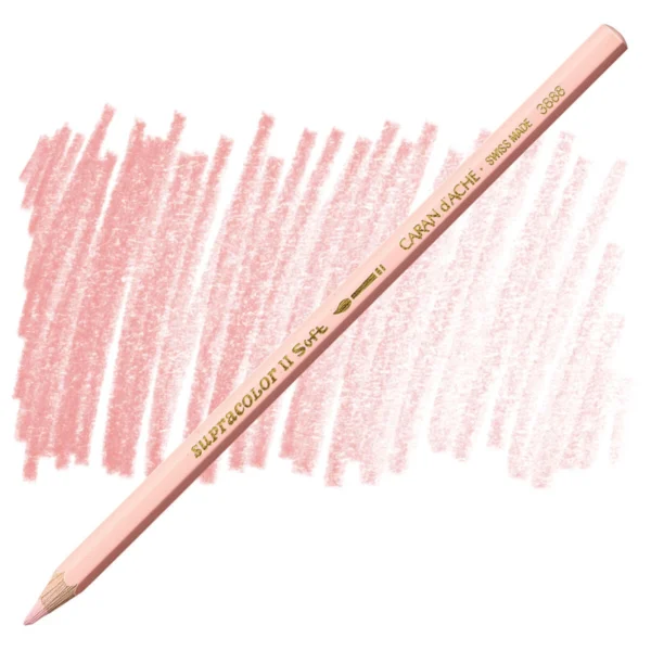 3888_493 Caran d’Ache Supracolor Granite Rose Pink Watersoluble Artist Aquarelle Colour Pencil – Granite Rose 493