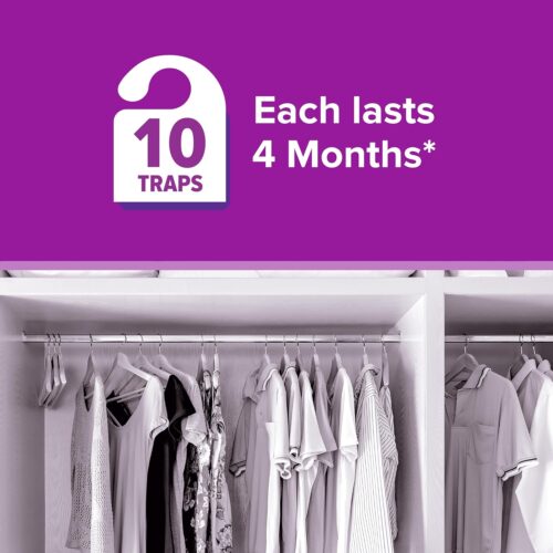 Acana Pheromone Clothes Moth Traps 10 Pack – Non-Toxic Glue Boards, Attract & Trap Clothes Moths for Wardrobes, Drawers & Fabrics - Image 3