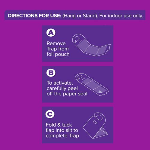 Acana Pheromone Clothes Moth Traps 10 Pack – Non-Toxic Glue Boards, Attract & Trap Clothes Moths for Wardrobes, Drawers & Fabrics - Image 4