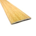 Oak Effect Self-Adhesive Aluminium Floor Threshold Strip 900mm – Flat Cover Trim 40x3mm for Laminate, Wood & Vinyl Floors