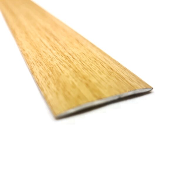 Oak Effect Self-Adhesive Aluminium Floor Threshold Strip 900mm – Flat Cover Trim 40x3mm for Laminate, Wood & Vinyl Floors