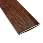 Walnut Effect Self-Adhesive Aluminium Floor Threshold Strip 900mm – Flat Cover Trim 40x3mm for Laminate, Wood & Vinyl Floors
