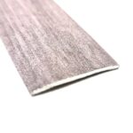 Grey Effect Self-Adhesive Aluminium Floor Threshold Strip 900mm – Flat Cover Trim 40x3mm for Laminate, Wood & Vinyl Floors