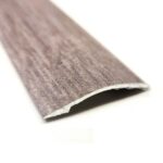 Grey Effect Self-Adhesive Aluminium Ramp Floor Threshold 900mm – Trim Strip 40x6mm for Laminate, Wood & Vinyl Flooring