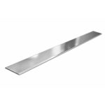 Chrome Effect Self-Adhesive Aluminium Floor Threshold Strip 900mm – Flat Cover Trim 40x3mm for Laminate, Wood & Vinyl Floors