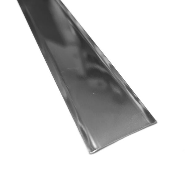 Chrome Effect Self-Adhesive Aluminium Floor Threshold Strip 900mm – Flat Cover Trim 40x3mm for Laminate, Wood & Vinyl Floors