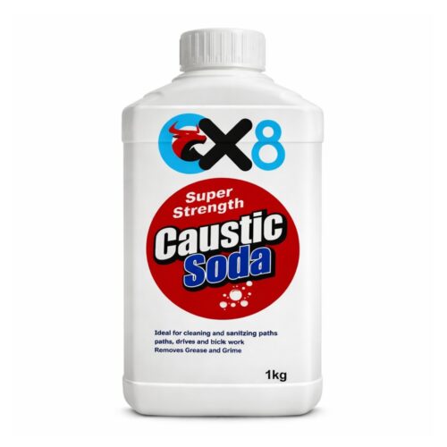 Caustic Soda 1kg – Heavy Duty Drain Cleaner & Degreaser for Grease, Brickwork, Paths & General Cleaning