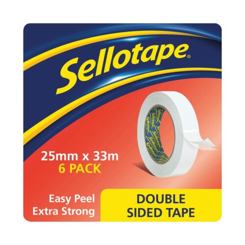 Sellotape Double Sided Tape (12mm x 33m) – Strong Invisible Adhesive for Crafts, Gift Wrapping, Home & Office - Image 6