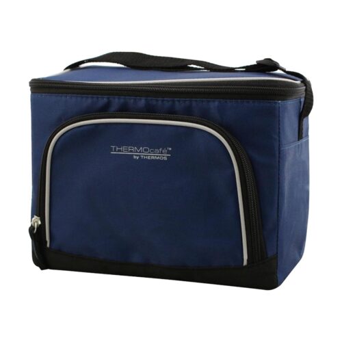 Thermos THERMOcafe Insulated Family Cooler Bag 6.5L – Medium Navy Blue Picnic & Lunch Cool Bag, Keeps Food Cold up to 5 Hours
