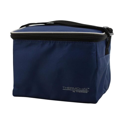 Thermos THERMOcafe Insulated Family Cooler Bag 5L – Small Navy Blue Picnic & Lunch Cool Bag, Keeps Food Cold up to 5 Hours
