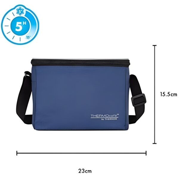 Thermos THERMOcafe Insulated Family Cooler Bag 5L – Small Navy Blue Picnic & Lunch Cool Bag, Keeps Food Cold up to 5 Hours 1 TRN 9409 2