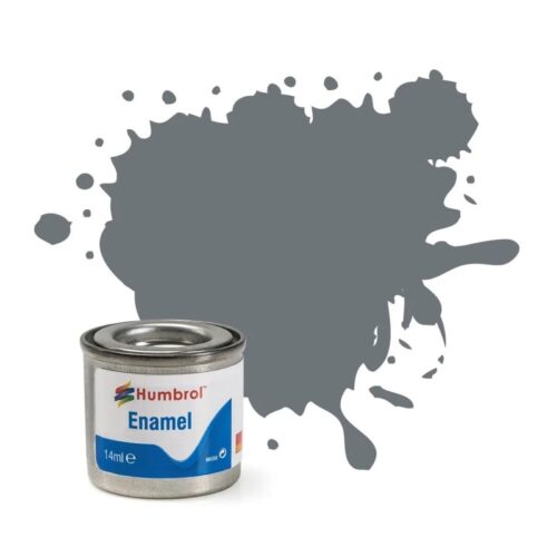 Humbrol No.164 Dark Sea Grey Enamel Paint 14ml – Model Paint for Plastic, Metal, Wood & Crafts, High Shine Finish