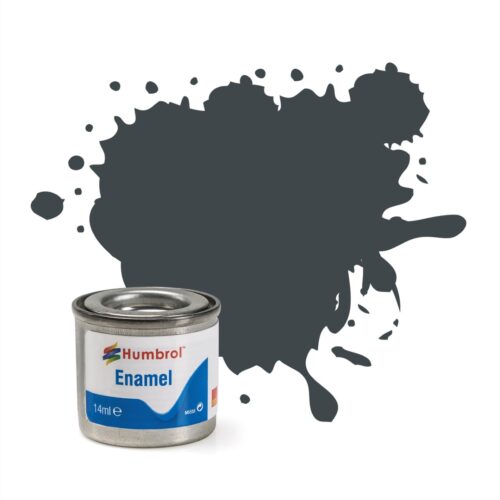 Humbrol No.244 Grun Matt Enamel Paint 14ml – Model Paint for Plastic, Metal, Wood & Crafts, High Shine Finish