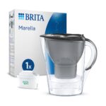 BRITA Marella Water Filter Jug 2.4L Graphite – Includes MAXTRA PRO Filter, Fridge Fit, Easy Fill Lid, BPA-Free