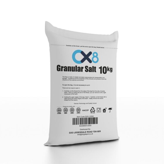 Granular Salt 10kg – Water Softener & Dishwasher Salt, High Purity, Fast Dissolving, Eco-Friendly